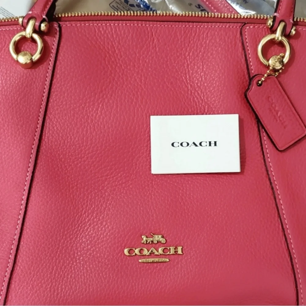 Coach Kacey Leather Satchel